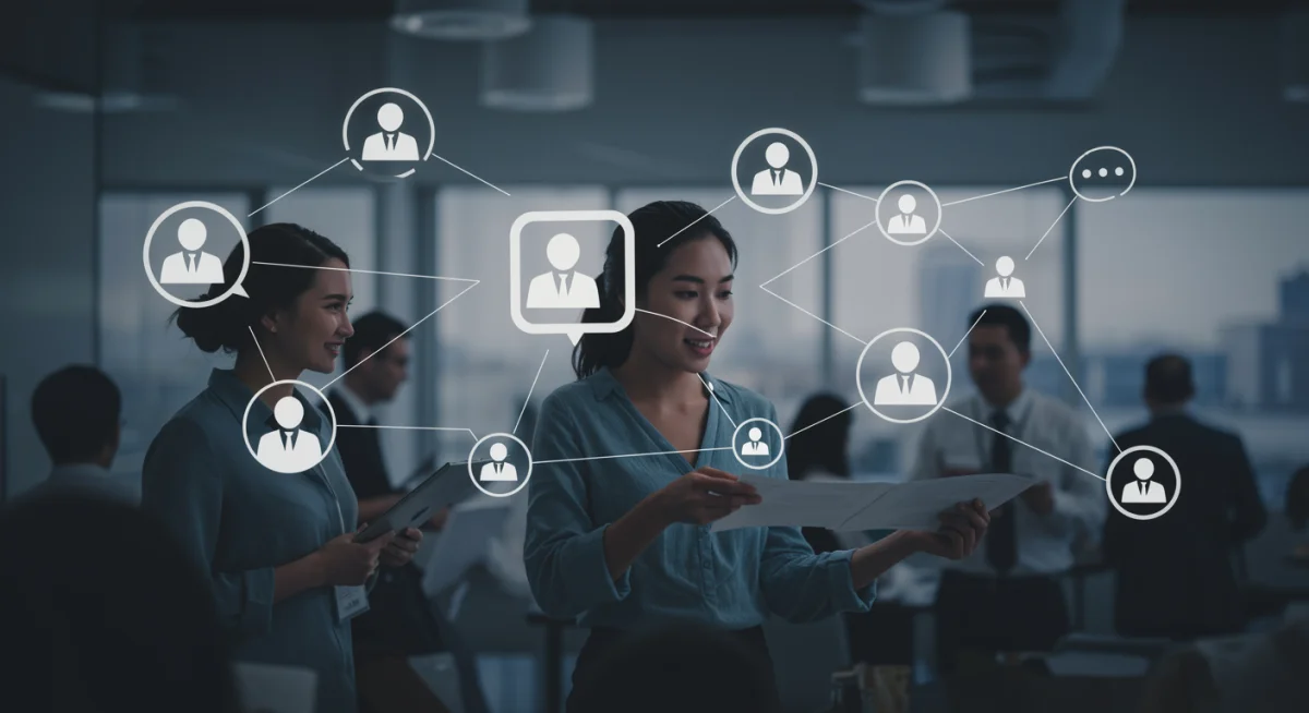 Professional networking and collaboration for AI career advancement