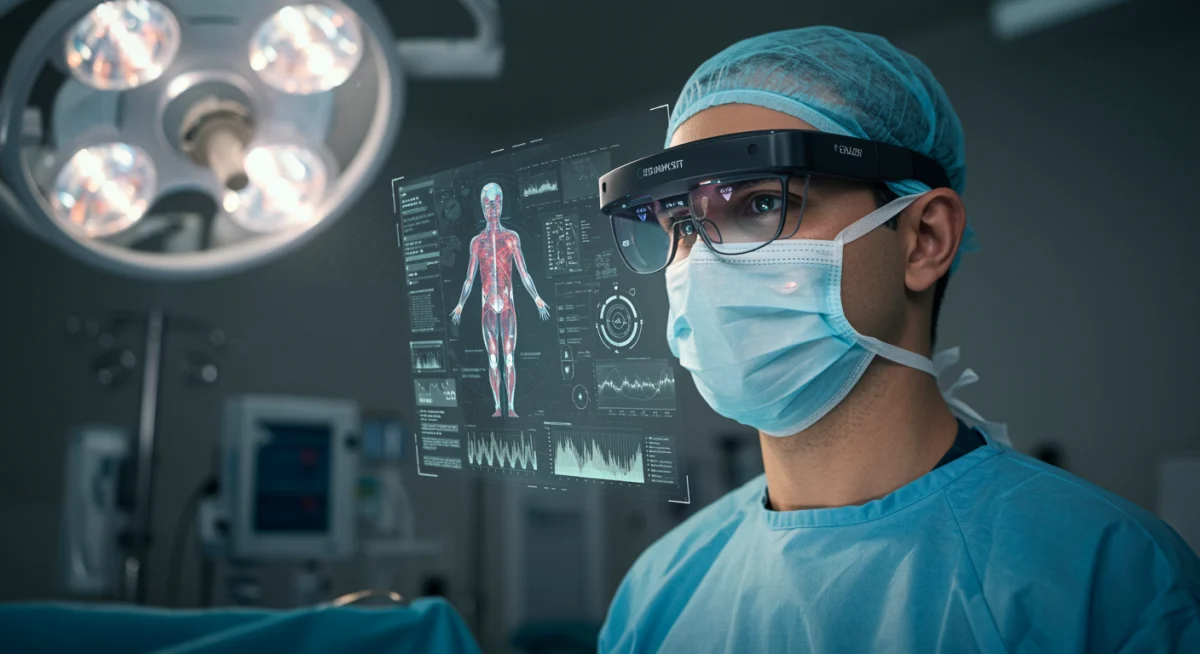 Augmented reality in healthcare, enhancing surgical precision and medical training in the U.S.