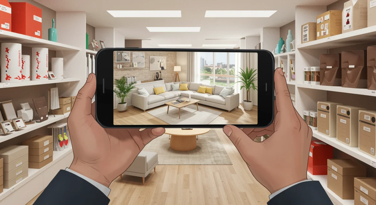 Augmented reality retail experience, virtual try-on, and product visualization for U.S. consumers.