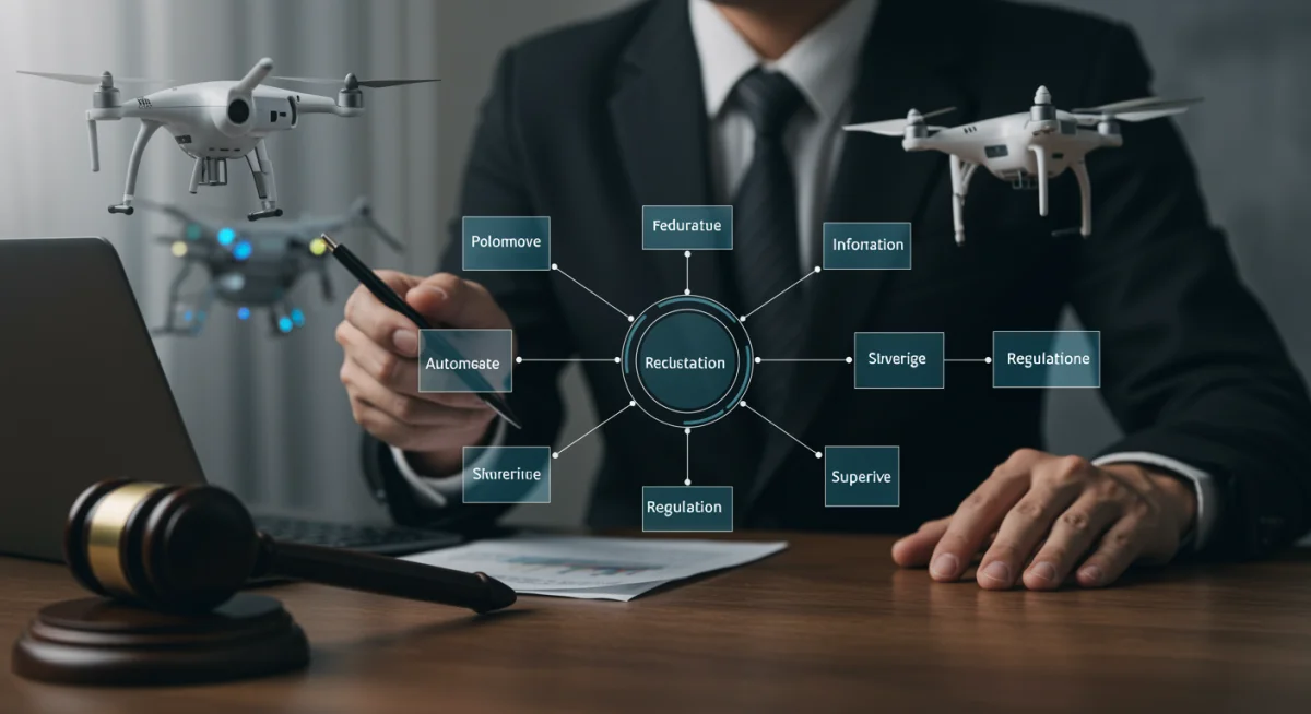Policymaker analyzing federal and state autonomous system regulations