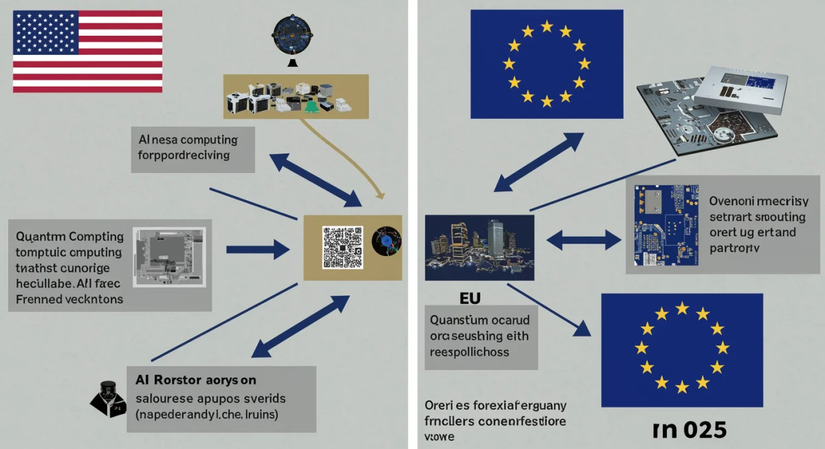 Infographic showing controlled technologies under US and EU export regimes.