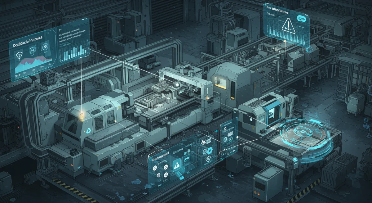 Manufacturing digital twin real-time data and predictive maintenance