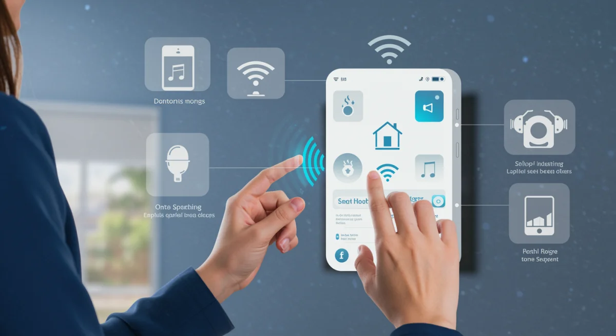 Seamless voice and gesture control in smart home interfaces
