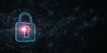 Secure network with digital padlock representing Zero Trust Architecture implementation